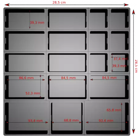 Plateau modulaire de rangement - Zacatrus 