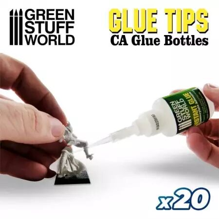 Pointes de Précision pour Colle Cyanoacrylate - Green Stuff World