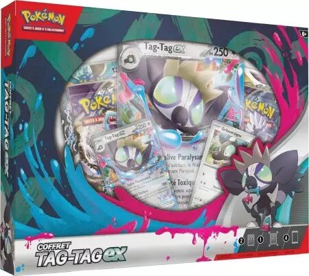 Pokemon - Coffret 4 boosters - Tag Tag-ex 