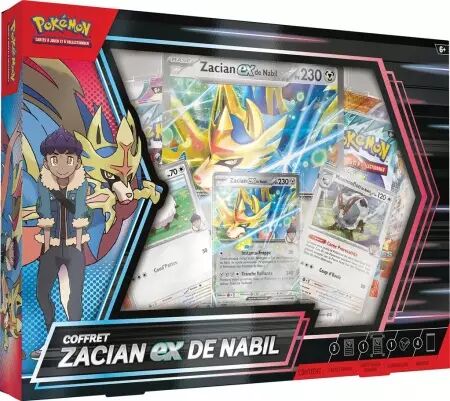 Pokemon - Coffret 4 boosters - Zacian Ex de Nabil - Mars 2025