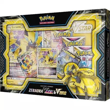 Pokemon : Coffret Combat  Deoxys-VMAX et VSTAR/Zeraora-VMAX et VSTAR