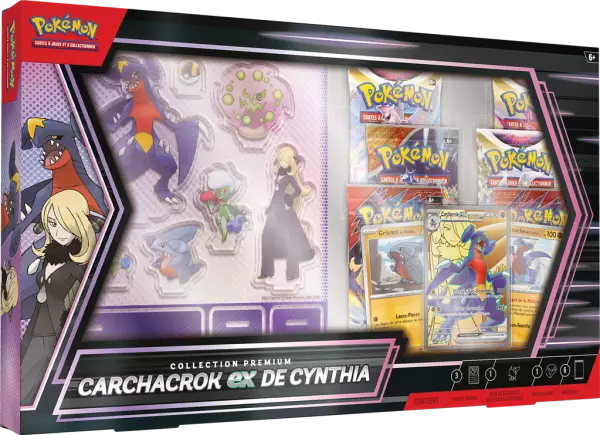 Pokemon : Coffret Premium Carchacrok-ex - Juin 2025