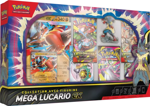 Pok�mon : Coffret premium Figurine Pok�mon Lucario Ex - Novembre 2025