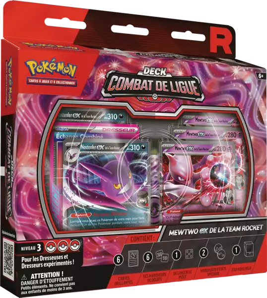 Pokemon - Deck de combat de ligue - Mewtwo ex de la Team Rocket