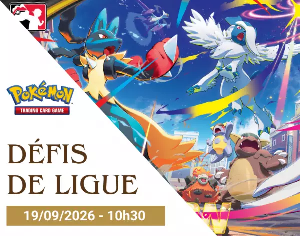 Pokemon - D�fis de ligue - 19/09/2026 - 10h30