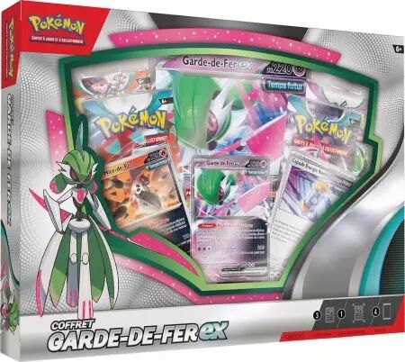 Pokemon - Écarlate et Violet - Coffret 4 boosters Rugit-Lune EX / Garde-de-Fer EX