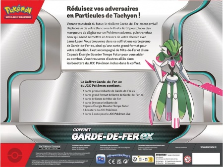 Pokemon - Écarlate et Violet - Coffret 4 boosters Rugit-Lune EX / Garde-de-Fer EX