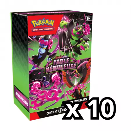 Pokémon - EV06.5 Fable Nébuleuse : Bundle 6 boosters x 10 (Display)