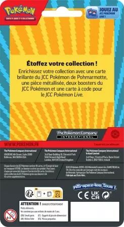 Pokémon : Pack 2 Boosters janvier 2024 (Blister checklane)