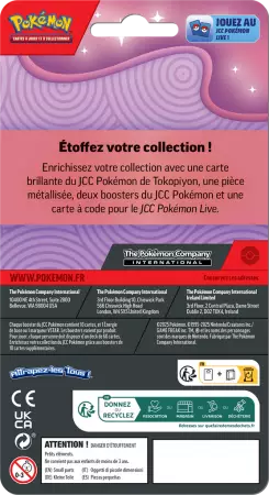 Pokémon : Pack 2 Boosters Q3 2025