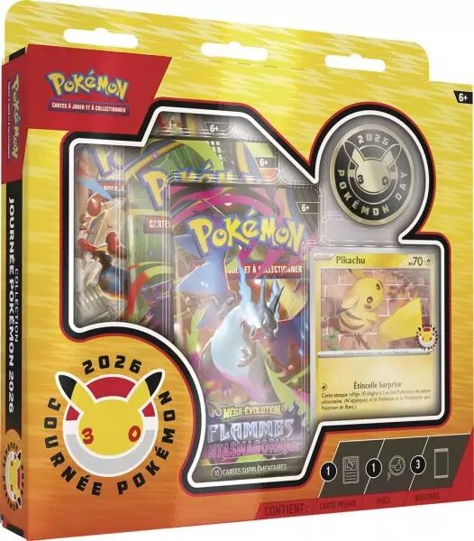 Pok�mon : Pack 3 Boosters & Stickers Tech � H�ros Transcendants (ME02.5)