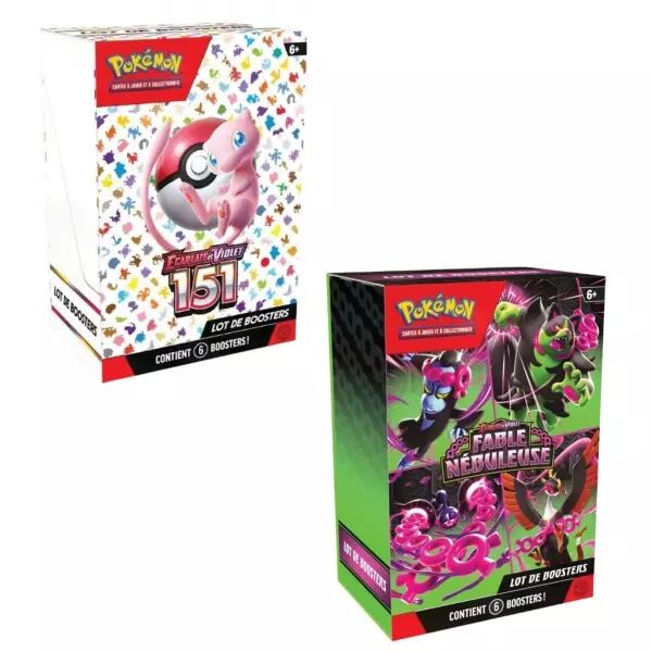 Pokemon : Pack Bundle 151 + Bundle 6.5 Fable N�buleuse