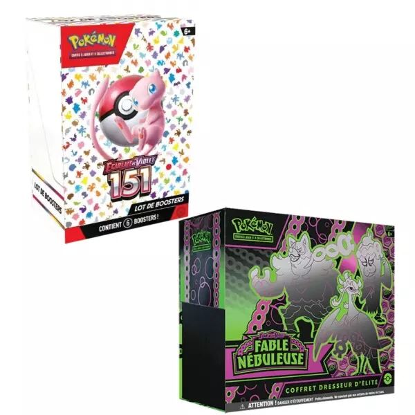 Pokemon : Pack Bundle 151 + ETB 6.5 Fable N�buleuse