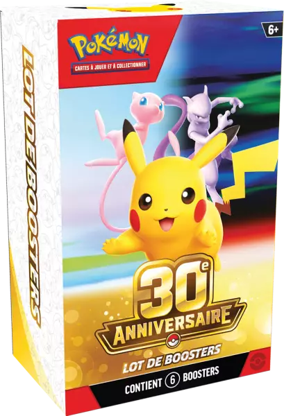 Pok�mon 30 ans : Bundle 6 boosters