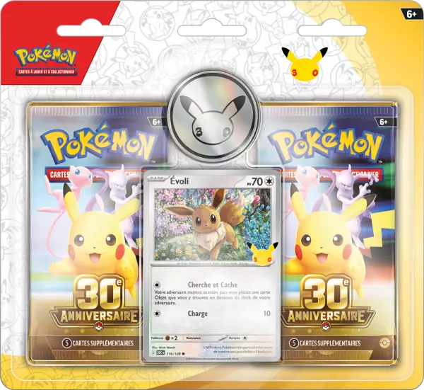 Pok�mon 30 ans : Pack 2 boosters