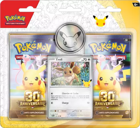 Pok&eacute;mon 30 ans : Pack 2 boosters