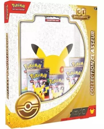 Pok&eacute;mon 30 ans : Portfolio (A4 � 9 pochettes) + 5 boosters