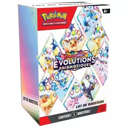 Pokemon 8.5 : Evolutions Prismatiques - Bundle 6 boosters