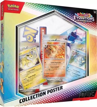 Pokemon 8.5 : Evolutions Prismatiques - Coffret Poster