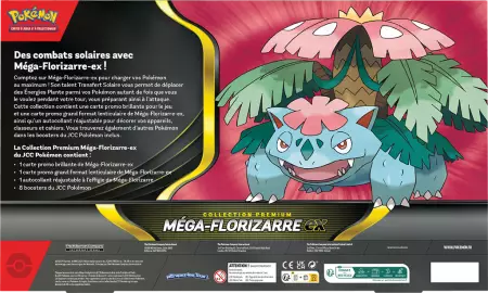 Pokémon Coffret Collection Premium Méga-Florizarre Ex FR - novembre 2025