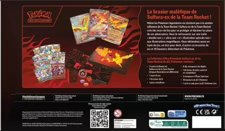 Pok&eacute;mon Coffret Ultra-Premium (UPC) Sulfura ex - D&eacute;cembre2025
