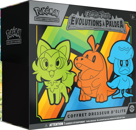 Pokémon EV02 : Coffret Dresseur d\'Élite Écarlate et Violet Évolution à Paldéa