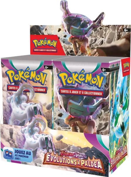 Pok�mon EV02 : Display 36 Boosters �carlate et Violet �volution � Pald�a