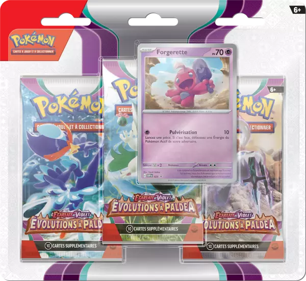 Pokemon EV02 : Tripack �carlate Violet �volution � Pald�a