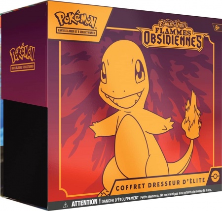 Pokemon EV03 : Flammes Obsidiennes - Coffret Dresseur d\'Élite (ETB)