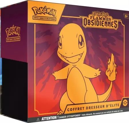 Pokemon EV03 : Flammes Obsidiennes - Coffret Dresseur d\'Élite (ETB)