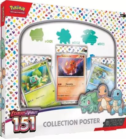 Pokemon EV03.5 -  Coffret Poster Pokémon 151