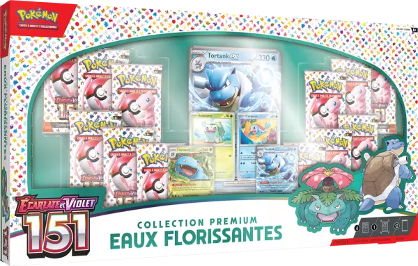 Pokemon EV03.5 - �carlate et Violet 151 -  Coffret Premium Eaux Florissantes