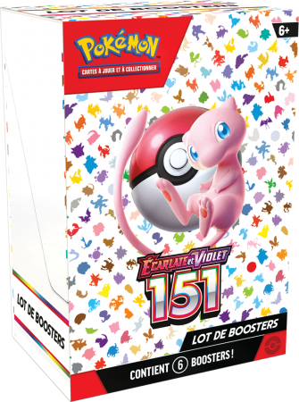 Pokemon EV03.5 - Écarlate et Violet 151 - Bundle 6 boosters
