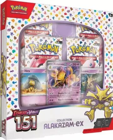 Pokemon EV03.5 - Écarlate et Violet 151 - Coffret Alakazam-ex 4b Pokémon 151