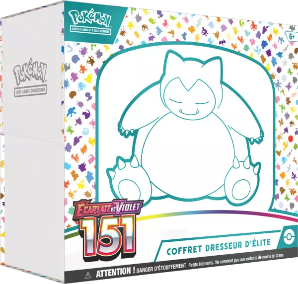 Pokemon EV03.5 - �carlate et Violet 151 - Coffret Dresseur d\'�lite Ronflex (ETB Ronflex)