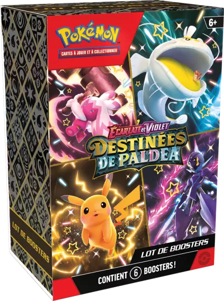Pok�mon EV04.5 Destin�es de Pald�a : Bundle 6 boosters