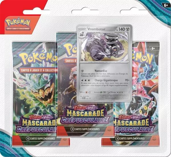 Pokemon EV06 : Mascarade Cr�pusculaire - Pack 3 boosters (Tripack)