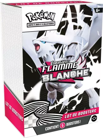 Pokemon EV10.5 : Foudre Noire & Flamme Blanche - Bundle 6 boosters Flamme Blanche