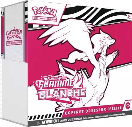 Pokemon EV10.5 : Foudre Noire & Flamme Blanche - Coffret dresseur d\'élite (ETB) - 2 Variantes