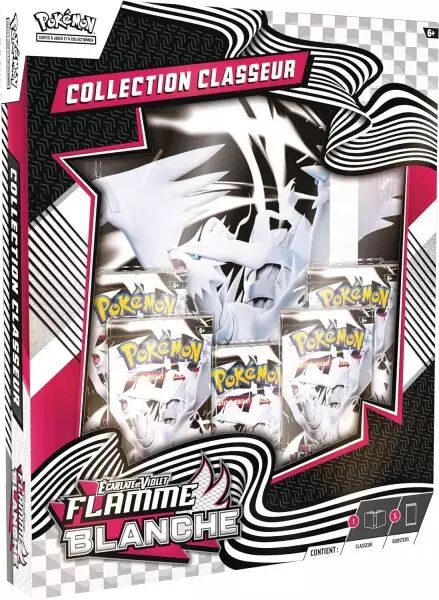 Pokemon EV10.5 : Foudre Noire & Flamme Blanche - Coffret Portfolio - 2 Variantes