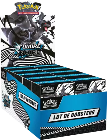 	Pokemon EV10.5 : Foudre Noire & Flamme Blanche - Display de 10 Bundles 6 boosters Foudre Noire