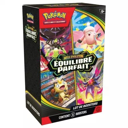 Pok&eacute;mon Mega Equilibre Parfait (ME03) : Bundle 6 Boosters fran&ccedil;ais