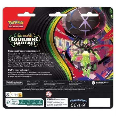 Pok&eacute;mon Mega Equilibre Parfait (ME03) : Pacl 3 Boosters (Tripack)