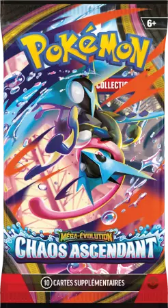 Pok&eacute;mon Mega Evolution : Chaos Ascendant (ME04) : Booster fran&ccedil;ais