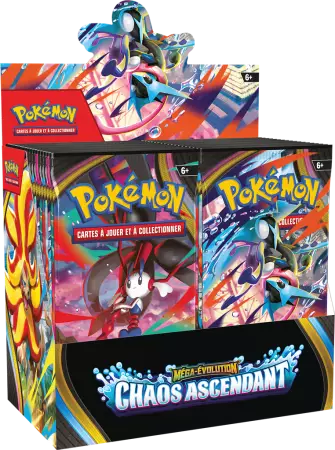Pok&eacute;mon Mega Evolution : Chaos Ascendant (ME04) : Display 36 Booster fran&ccedil;ais