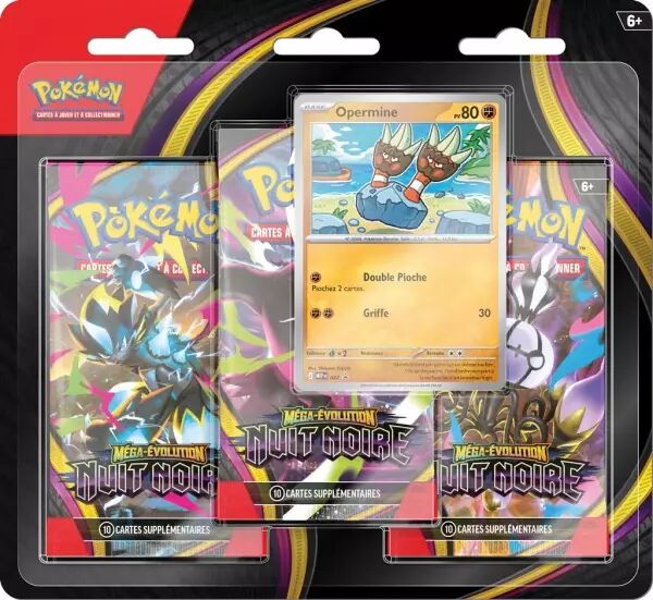 Pok�mon Mega Evolution : Nuit Noire (ME05) : Pack 3 Boosters (Tripack)