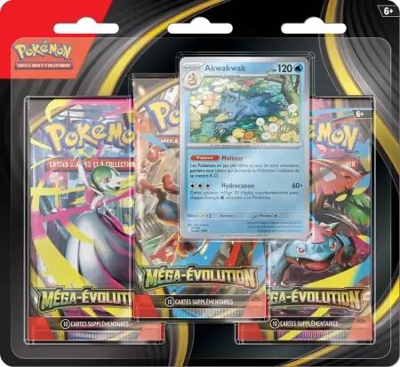 Pokémon Mega Evolution (ME01) : Pack 3 boosters FR