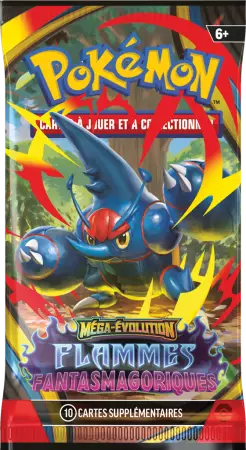 Pokémon Mega Evolution Flammes Fantasmagoriques (ME02) : Booster français