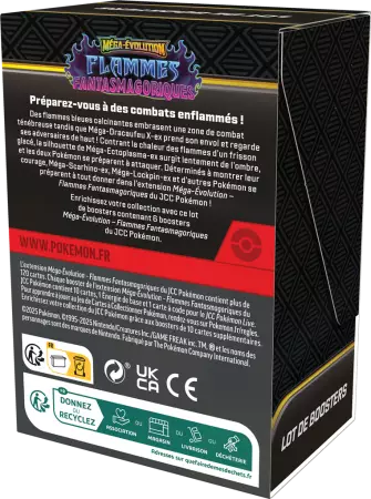 Pokémon Mega Evolution Flammes Fantasmagoriques (ME02) : Bundle 6 boosters FR