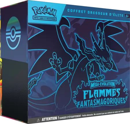 Pokémon Mega Evolution Flammes Fantasmagoriques (ME02) : Coffret Dresseur d\'Elite (ETB)